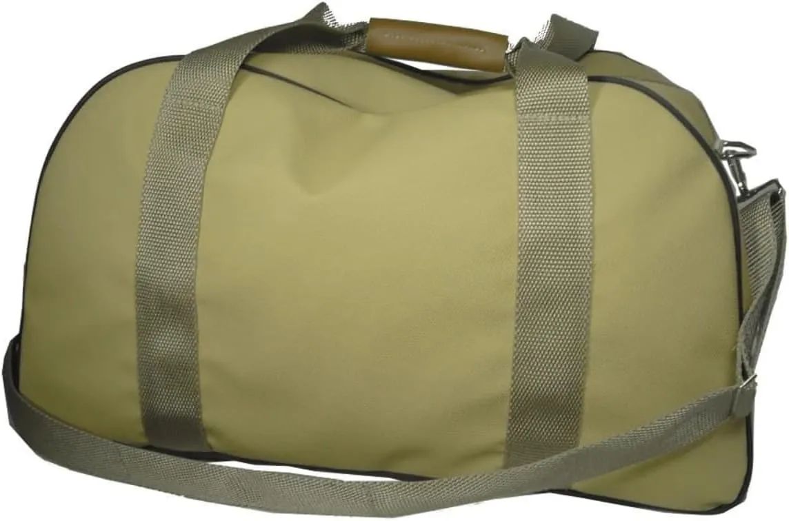 | Made in USA | EURO DUFFEL Peach Metallic Small