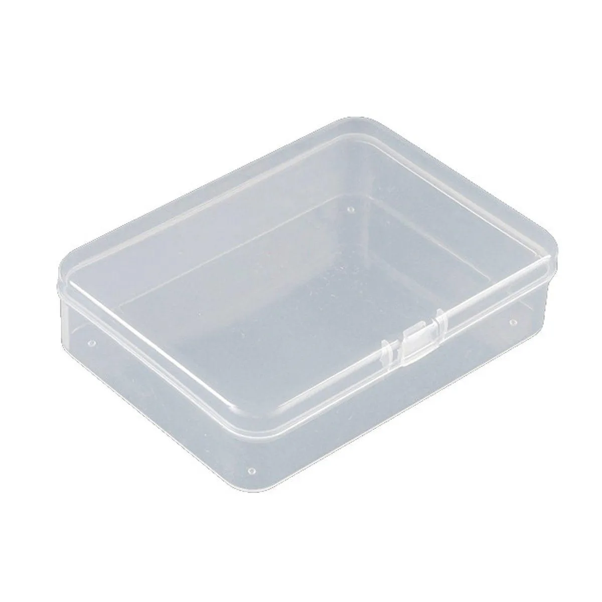 10PCS 11.5cm Clear Plastic Rectangular Storage Box Parts Organizer Container