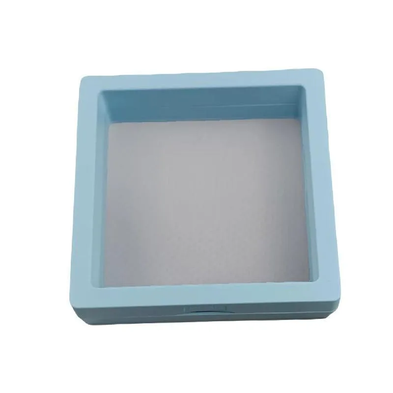 10pcs Transparent Jewelry Storage Box PE Film Display Case Gift Boxes Holder