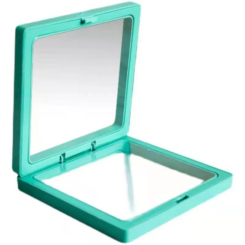 10pcs Transparent Jewelry Storage Box PE Film Display Case Gift Boxes Holder