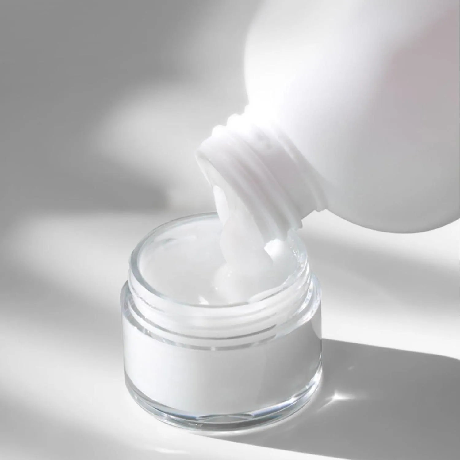 10pcs Transparent Wide Mouth Plastic Jars with Cap Skin Care Cream Containers