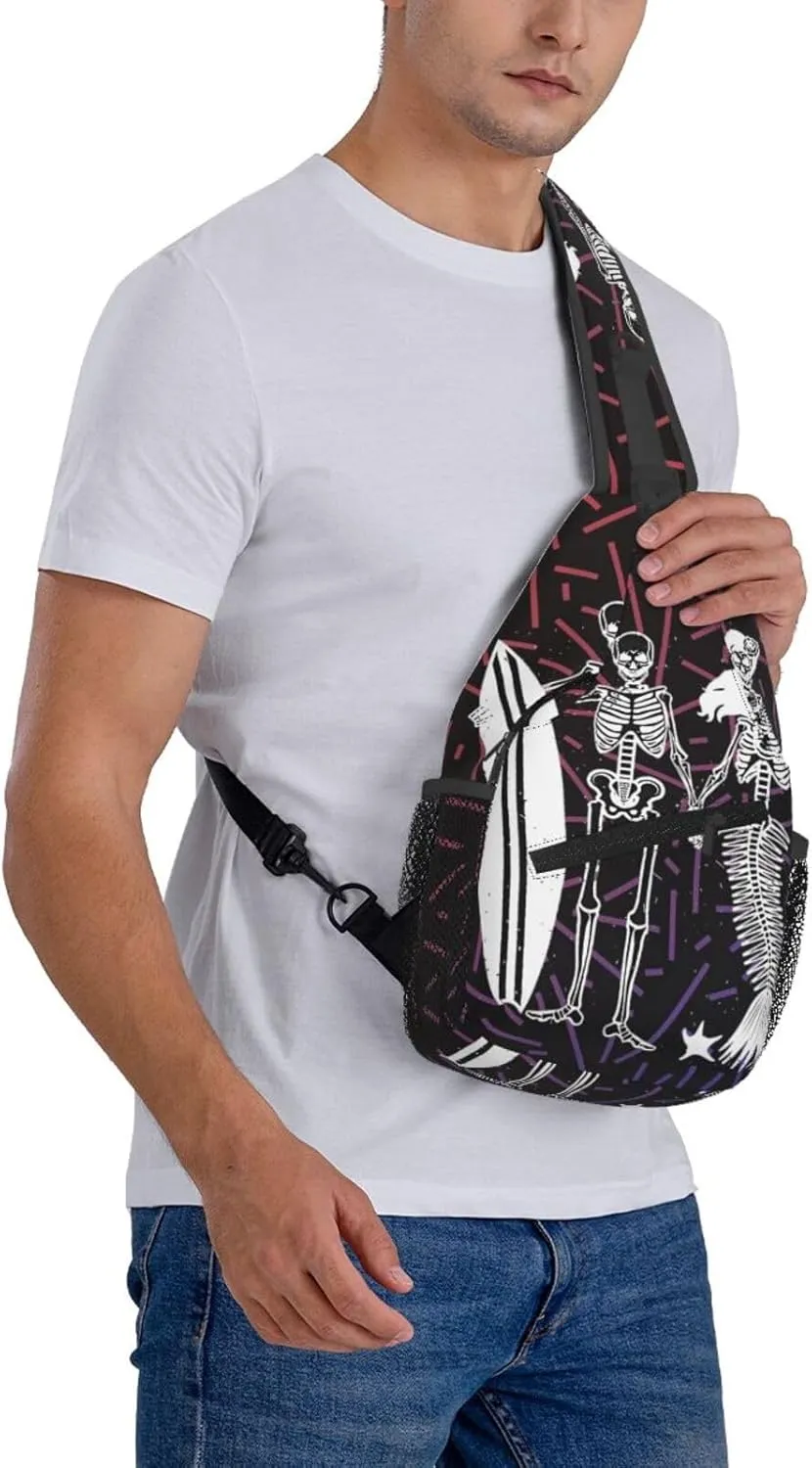 16th Military Police Crossbody Backpack For Men Women Sling Shoulder Dachshunds Dog Chest Bag Lightweight One Strap Multipurpose Travel Hiking Daypack