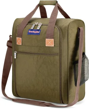 17X13X8 Inches JetBlus Airlines Personal Item Under Seat Duffel bag Suitable for Major Airlines including Spirit, Jetblue, Frontier, and American - Duffel Bag Design (Beige)