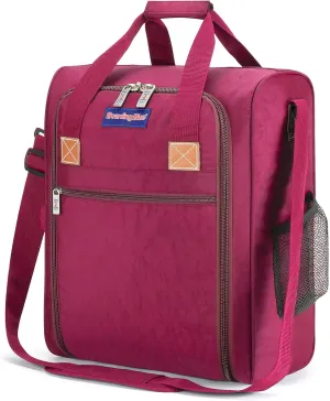 17X13X8 Inches JetBlus Airlines Personal Item Under Seat Duffel bag Suitable for Major Airlines including Spirit, Jetblue, Frontier, and American - Duffel Bag Design (Pink)