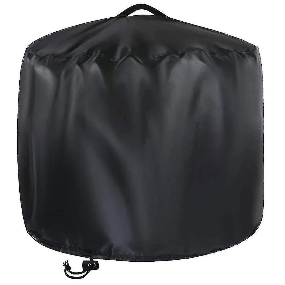 1set Round Fire Pit Cover Outdoor Fireplace Protector Dust-proof Patio Fire Pi