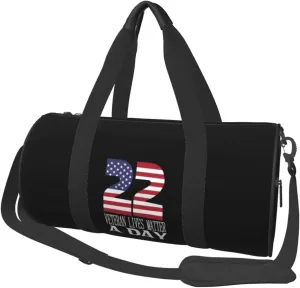 22 A Day Veteran Lives Matter Duffel Bag Gym Bag Travel Sports Tote Large Foldable Beach Swim Yoga1