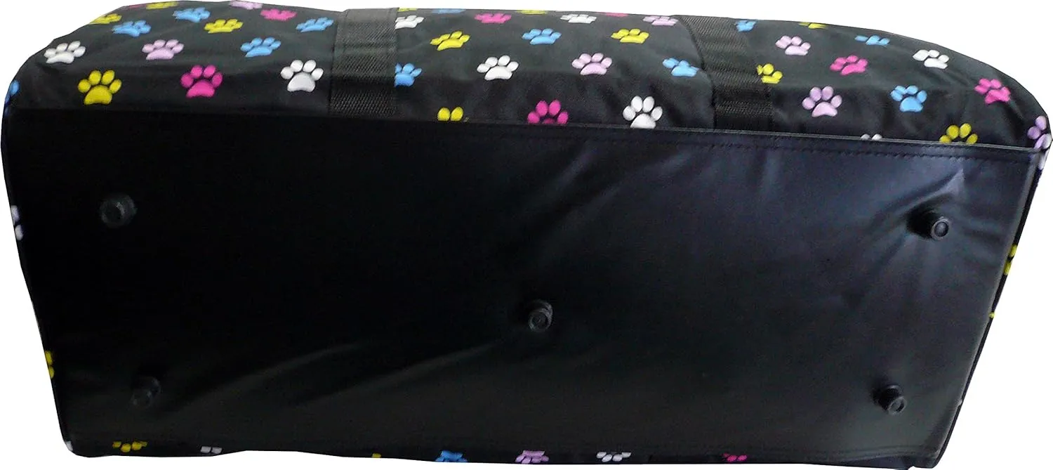 22 Inch Carry On Duffel Bag | Gym or Dance Bag by Unique Traveler (Multicolor Paw Print)