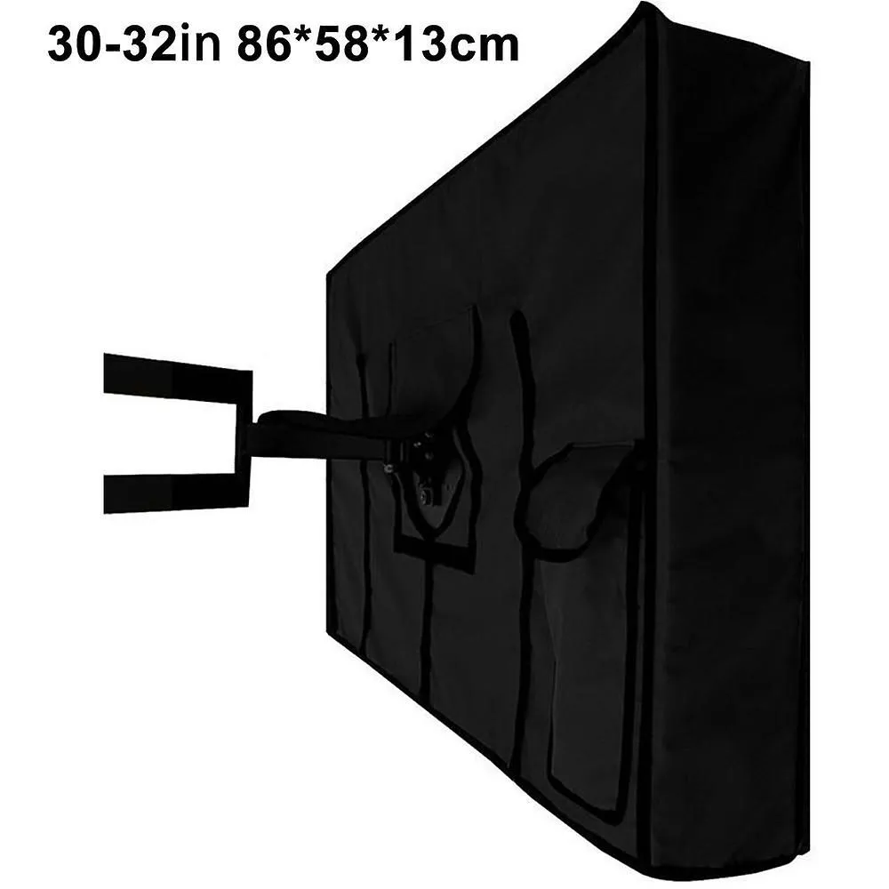 30-32 Inch Tv Cover Black dimensions: 23 X 33 X 5 Inches