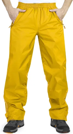 33,000ft Men's Rain Pants, Waterproof Rain Over Pants, Windproof Outdoor Pants for Hiking, Fishing