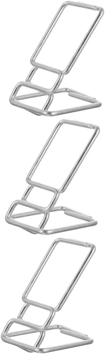 3pcs Metal Watch Display Stand Stainless Steel Jewelry Holder for Vanity Compact Watch Storage Rack for Office or Retail Use Lightweight and Practical