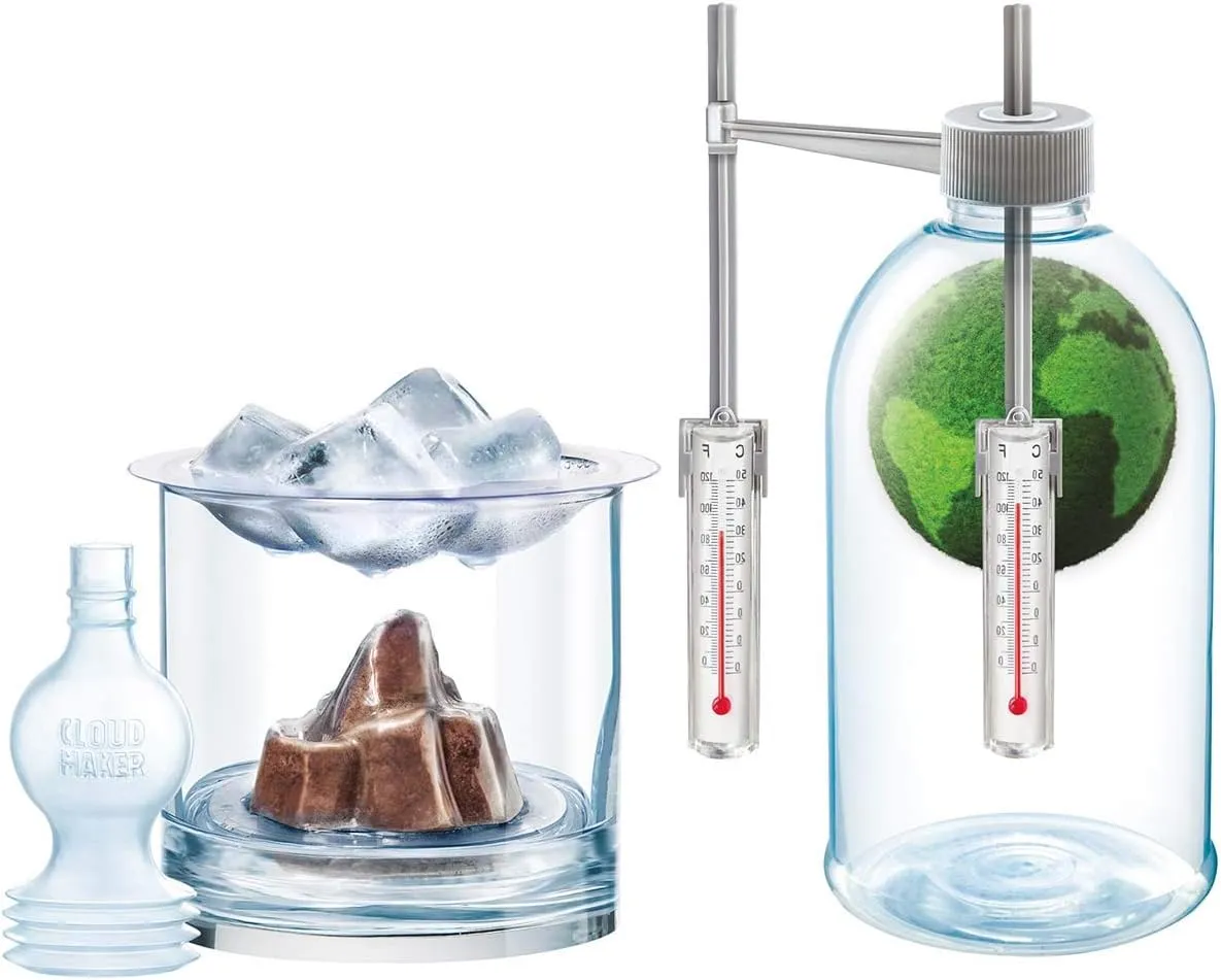 4M Toysmith: Green Science Kits Weather Science Kit, Exciting Activity to Help you Understand How our Weather Works, STEM, Mini Observatory, For Boys & Girls Ages 8 and up