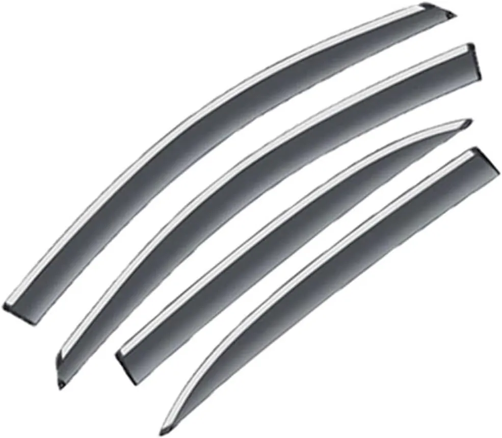 4X Compatible with Weltmeister EX5 2019 2020 2021 2022 2023 Side Rain Window Vents Shade Deflectors Guard Awning Smoke Cover Car Accessories