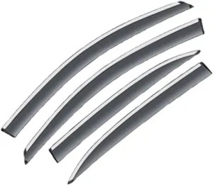 4X Compatible with Weltmeister EX5 2019 2020 2021 2022 2023 Side Rain Window Vents Shade Deflectors Guard Awning Smoke Cover Car Accessories