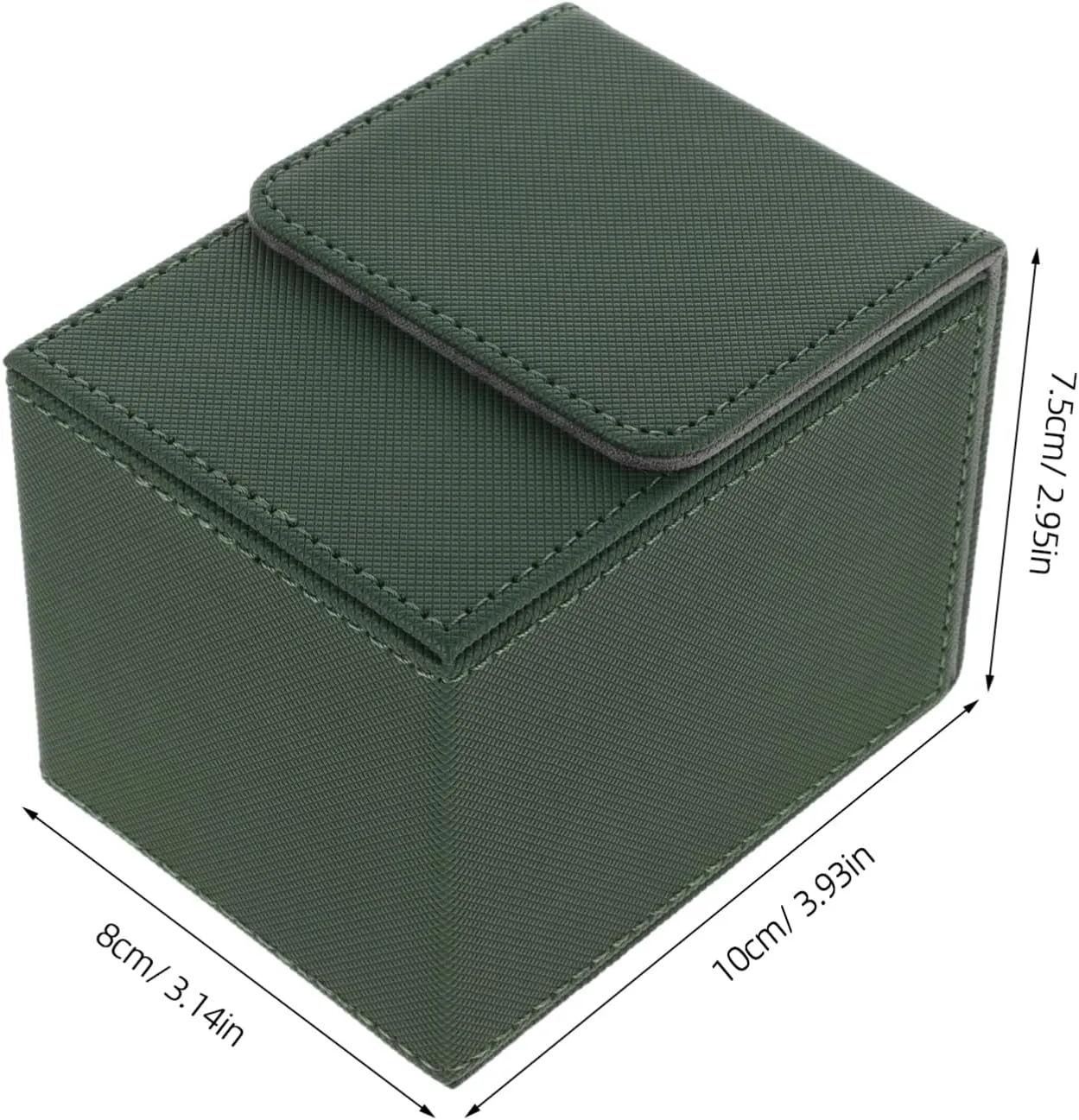 5pcs Playing Card Case Portable Pu Storage Case for Game Cards Lightweight Organizer Compact Design for Outdoor Use Magnetic Closure