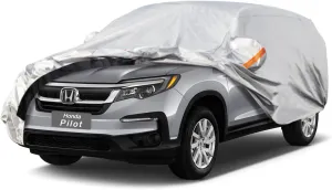 6 Layers SUV Car Cover Custom Fit Honda Pilot (2008-2025) Waterproof All Weather, Heavy Duty Outdoor Snow Sun Rain Uv Protection (Ships from US Warehouse, Delivery 3-8 Days)