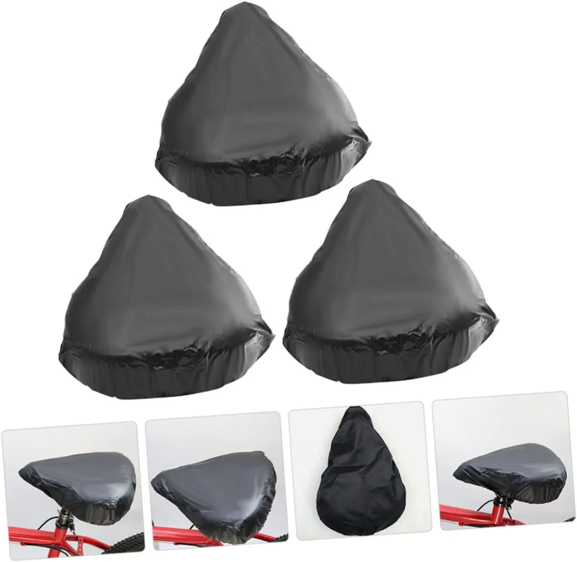 6 Pcs Bicycle Waterproof Cover Rain Cover Bike Saddle Covers Bicycles Seat Cover Cycle Saddle Cover
