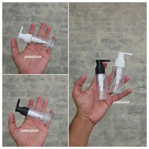 60 ML Transparent Bottle (With Dispenser Pump)