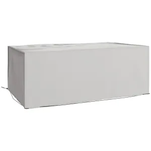 600D Oxford Furniture Protection Cover, Waterproof & Anti-UV, Grey, 210x140x80cm