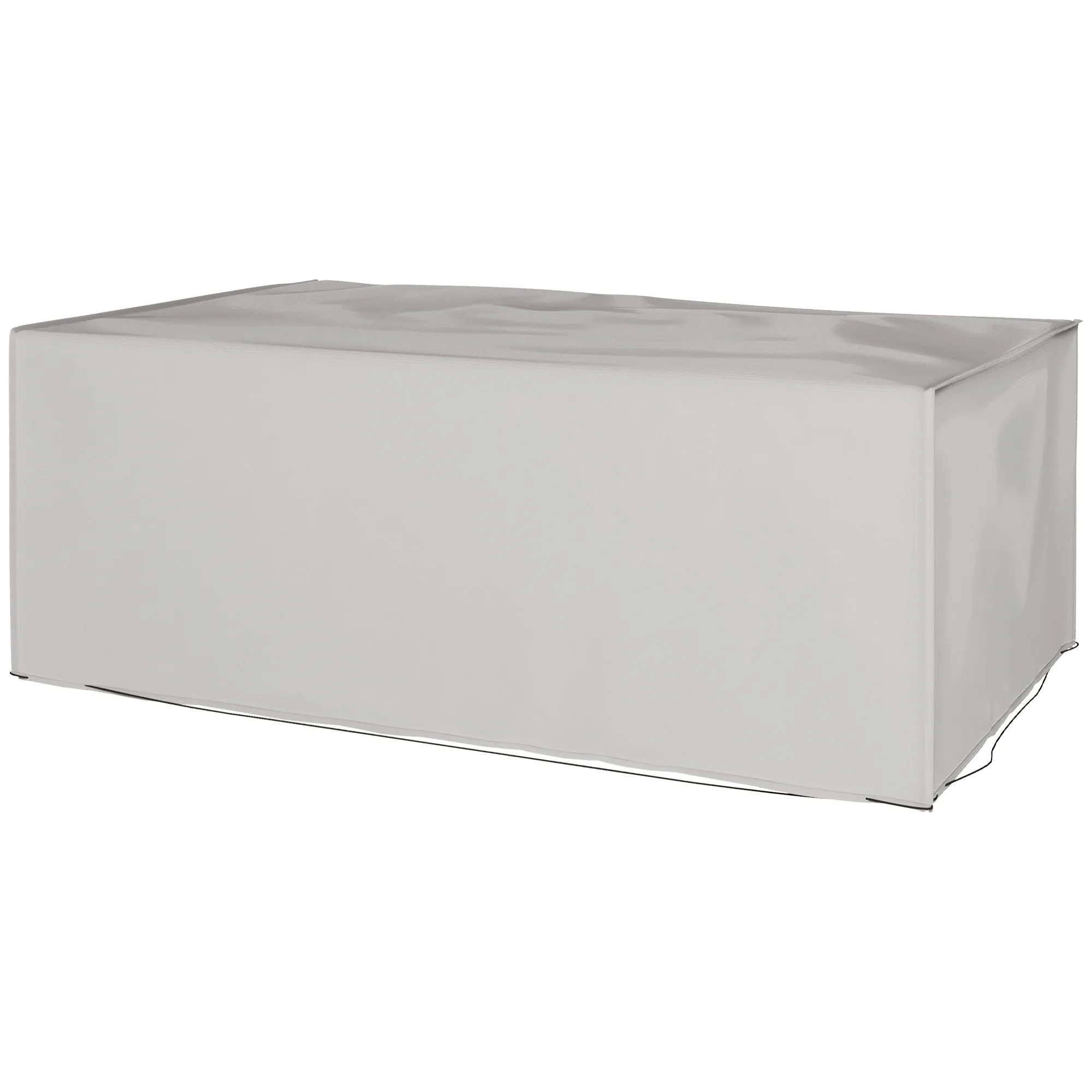 600D Oxford Furniture Protection Cover, Waterproof & Anti-UV, Grey, 210x140x80cm