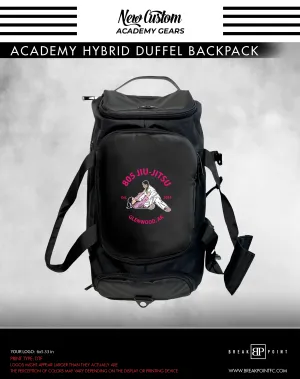 805 Jiu Jitsu Academy Hybrid Duffel Backpack #1189 D (Girls)