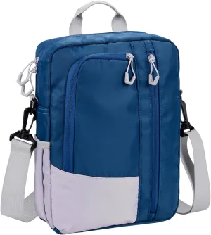 9-11 Inch Tablet Sleeve Bag, Padded Carrying Travel Case for iPad Pro 11-in, Galaxy Tab S9, with Shoulder Strap (Bluish Green)