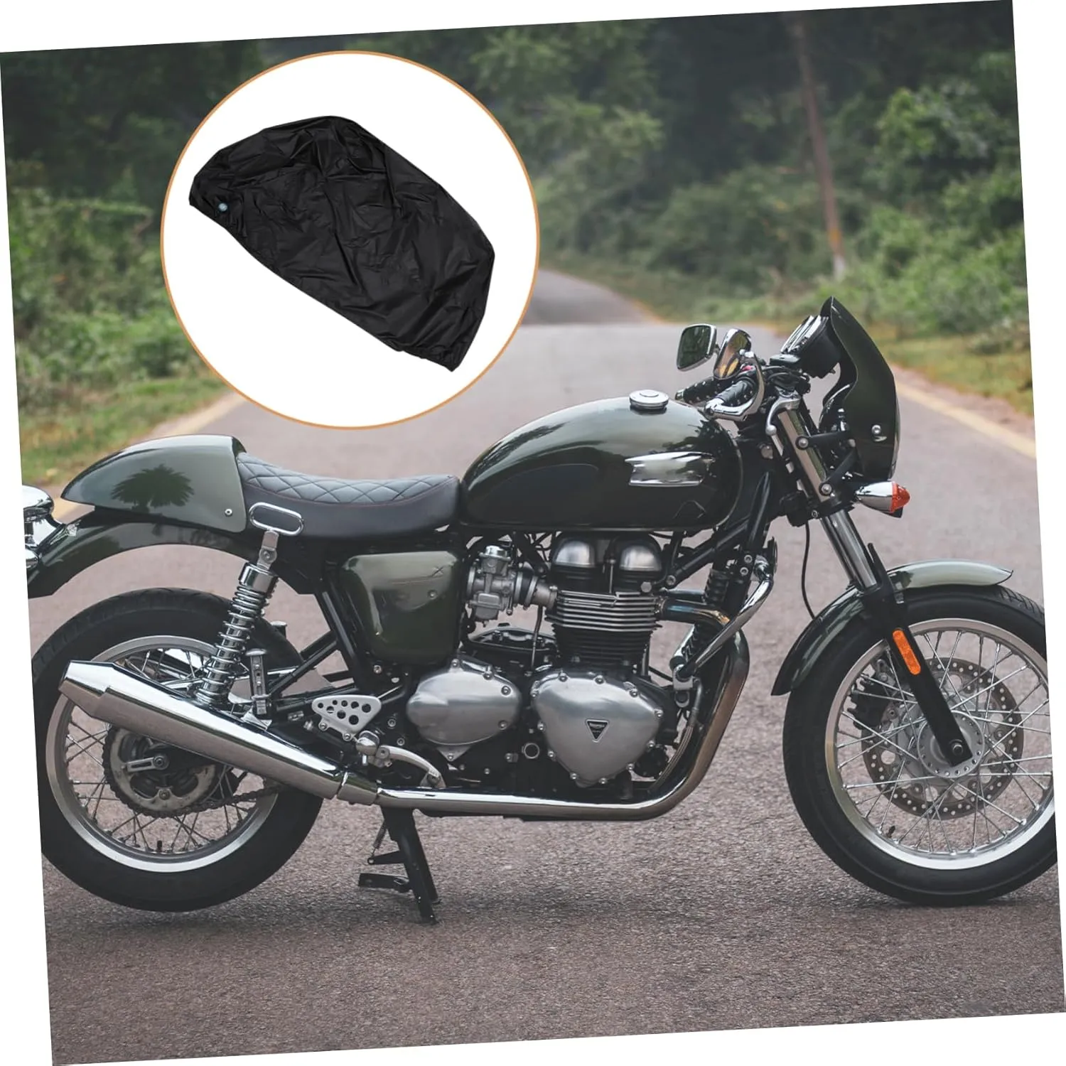 ABOOFAN Motorcycle Cover Waterproof XXL Size Sun Protection Rain Cover for Motorbikes Scooters