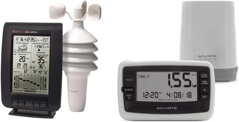 AcuRite Wireless Weather Station Bundle with Rain Gauge (00634A3   00899)