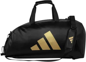 adidas Combat Sports 2-in-1 Training Sports Equipment Duffel Bag - Black Gold - Medium