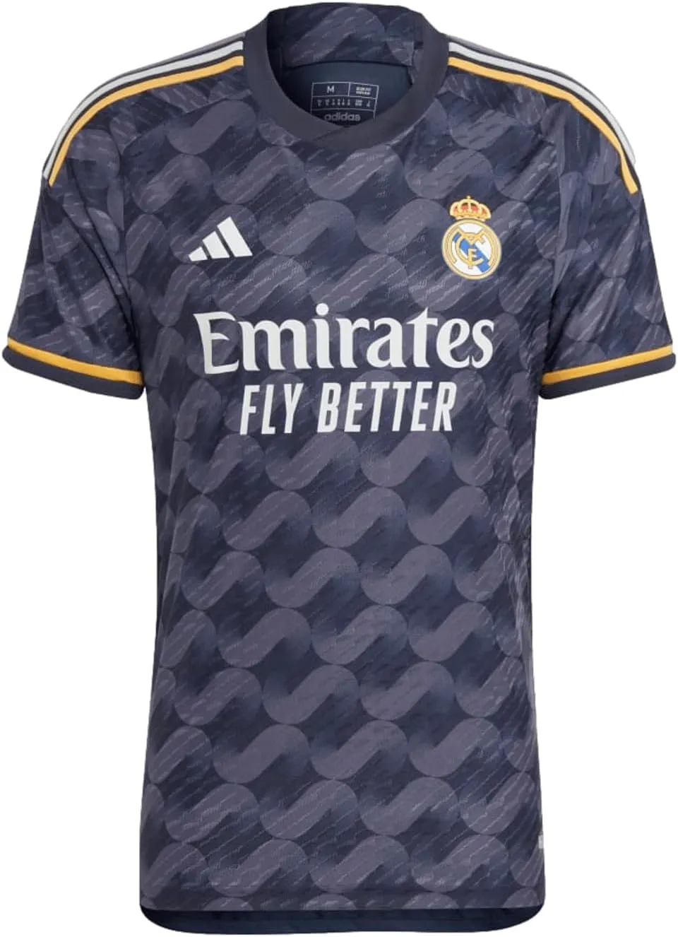 adidas Men's Soccer Real Madrid 23/24 Authentic Away Jersey - High Performance, Heat.RDY Technology (as1, Alpha, x_l, Regular, Regular)