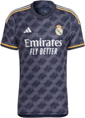 adidas Men's Soccer Real Madrid 23/24 Authentic Away Jersey - High Performance, Heat.RDY Technology (as1, Alpha, x_l, Regular, Regular)
