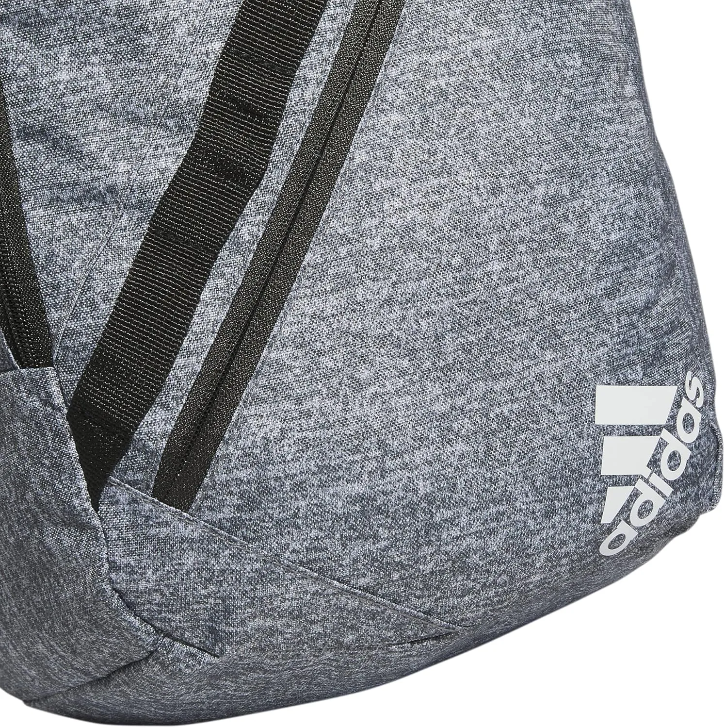 adidas Prime Sling-Single Strap Crossbody Backpack, Jersey Onix Grey/Black/White, One Size