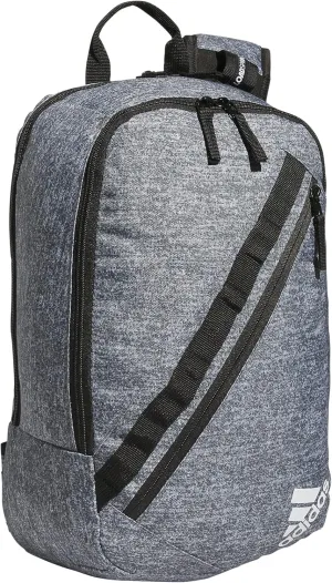 adidas Prime Sling-Single Strap Crossbody Backpack, Jersey Onix Grey/Black/White, One Size