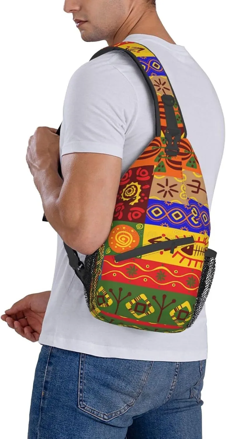 Adorable Sloth Crossbody Bag Chest Shoulder Bag Small Casual Backpack Suitable For Women Men Hiking