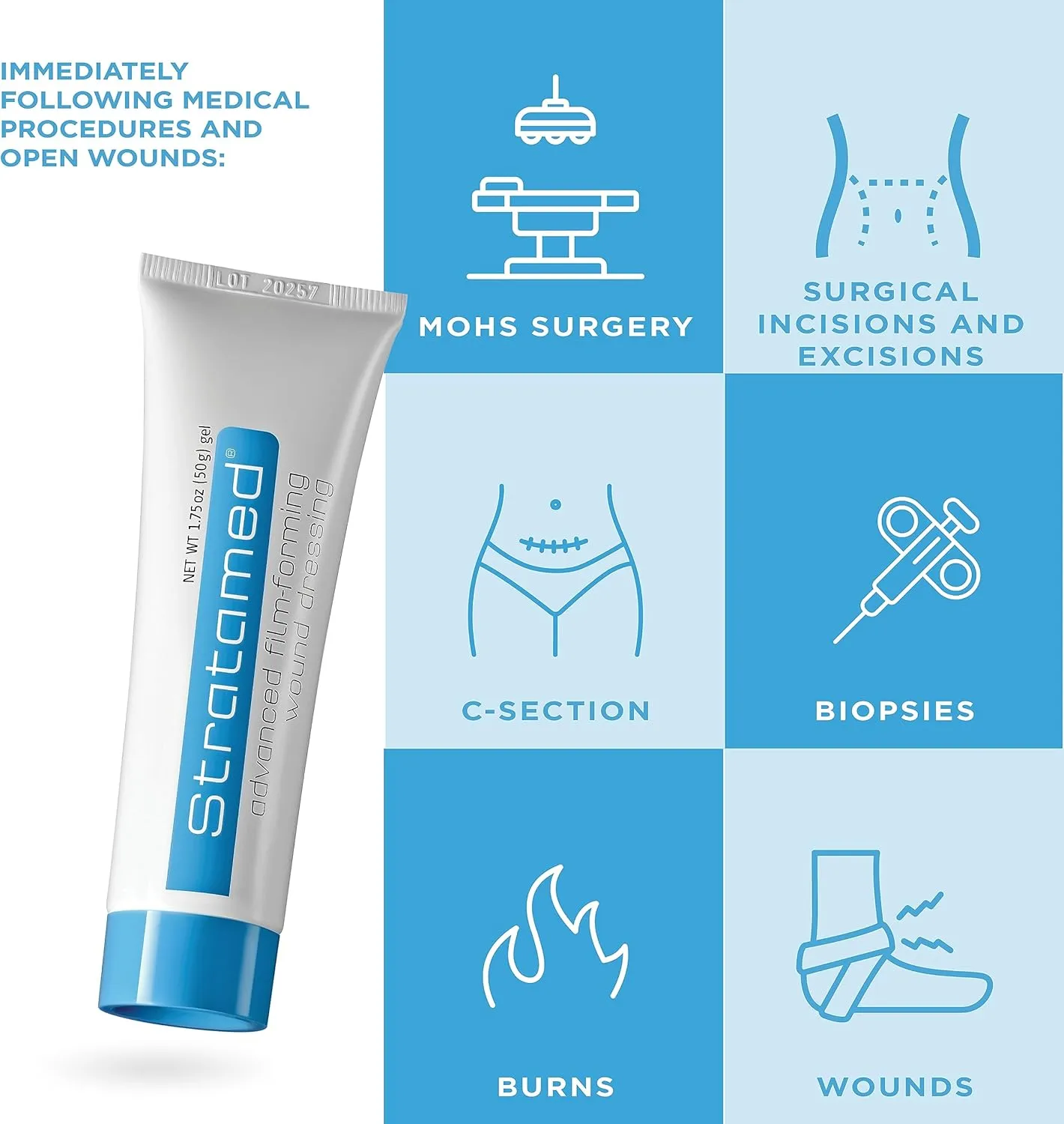 Advanced Film-Forming Wound Dressing | Forms a Flexible Protective Layer Over Open Wounds & Damaged Skin | for Faster Healing and Early Abnormal Scar Management | 5g (0.17oz)