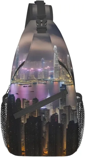 Aircraft Crossbody Bag Chest Shoulder Bag Small Casual Backpack Suitable For Women Men Hiking