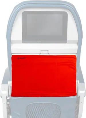 Airplane Tray Organizer/Tote with 4 Storage Pockets, Back Seat Airplane Tray Cover, Converts into a Drawstring Tote, Washable, Durable & Lightweight (2.8 oz) Airplane Travel Essentials