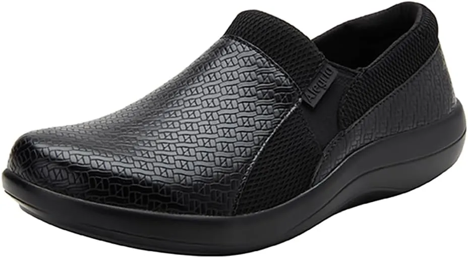Alegria Women's Duette Shoe Black Woven 9 US