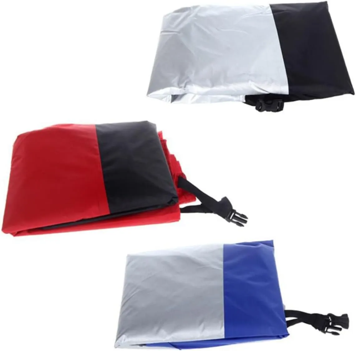 Alipis Scooter Cover Universal Fit for Motorcycles Motorbikes Waterproof Sun Block Weatherproof Polyester Double Stitched Ventilated Storage Pouch Included