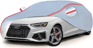 All Weather Waterproof car Cover for AudiA5 Cabrio 2007-2016,Zipper Cotton Universal, All-Weather UV Protection, Snow Proof, Wind Proof, dust Proof