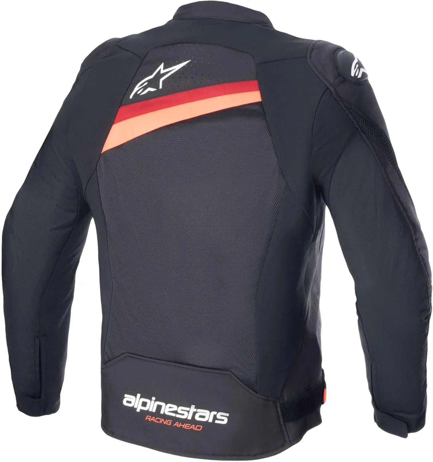 Alpinestars T-GP Plus V4 Airflow Jacket, Lightweight Mesh Construction, CE-Certified, Sport Fit, DFS Shoulder Protection, Hot Weather Riding Gear, XL, Black/Red