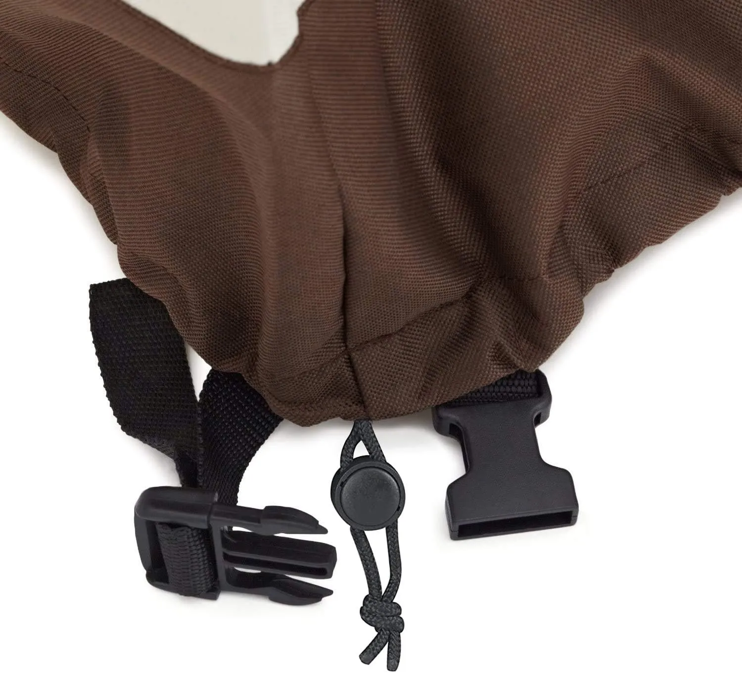 Amazon Basics Outdoor Patio Chair Covers Waterproof, Anti-UV, Durable, Set of 2, Beige/Tan