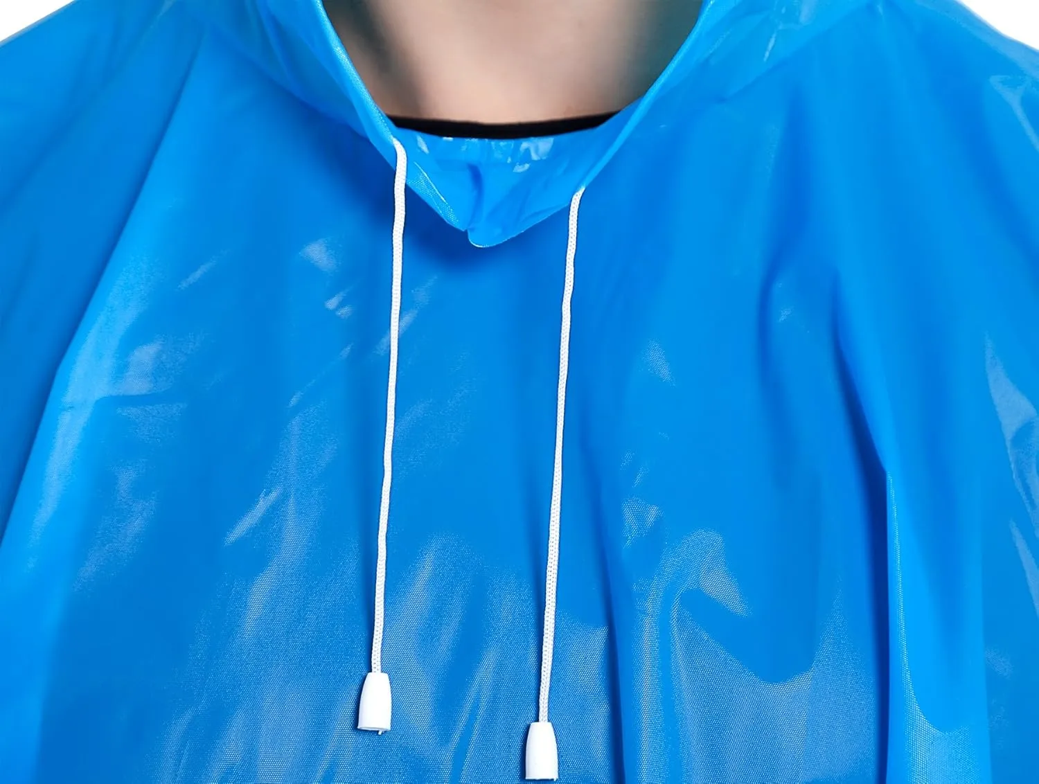 ANTVEE Rain Ponchos for Adults Portable Reusable Raincoat 2 Pack with Drawstring Hood Stay Dry in Style