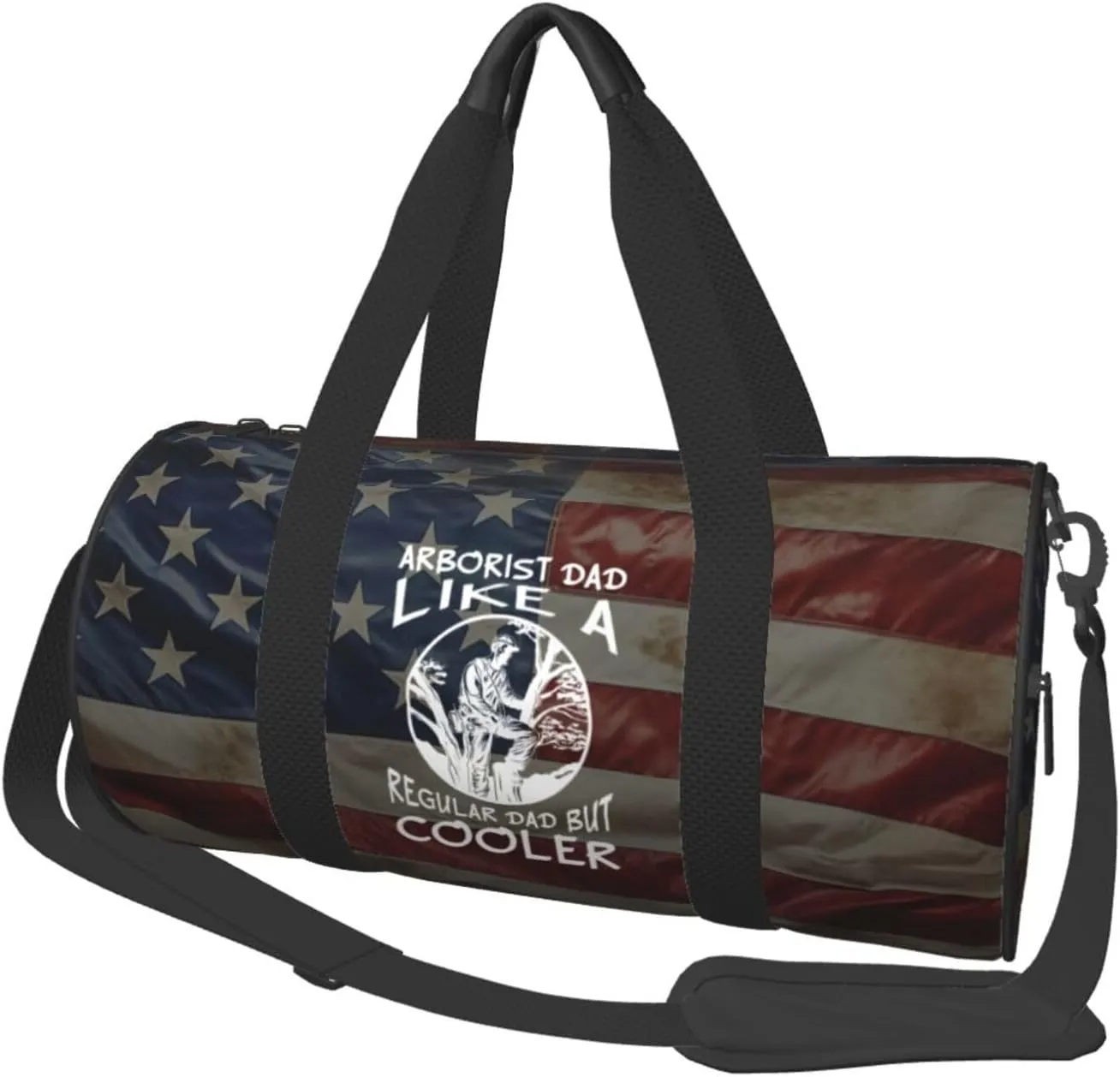 Arborist Dad Like A Regular Dad But Cooler Duffel Bag Gym Bag Travel Sports Tote Large Foldable Beach Swim Yoga4