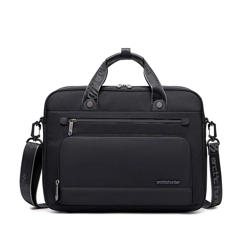Arctic Hunter Office Laptop Bag Water Resistant Anti-theft Messenger Bag 15.6 inch with 4 Zipper Pockets and adjustable shoulder strap Sling Bag for Men and Women, GW00017