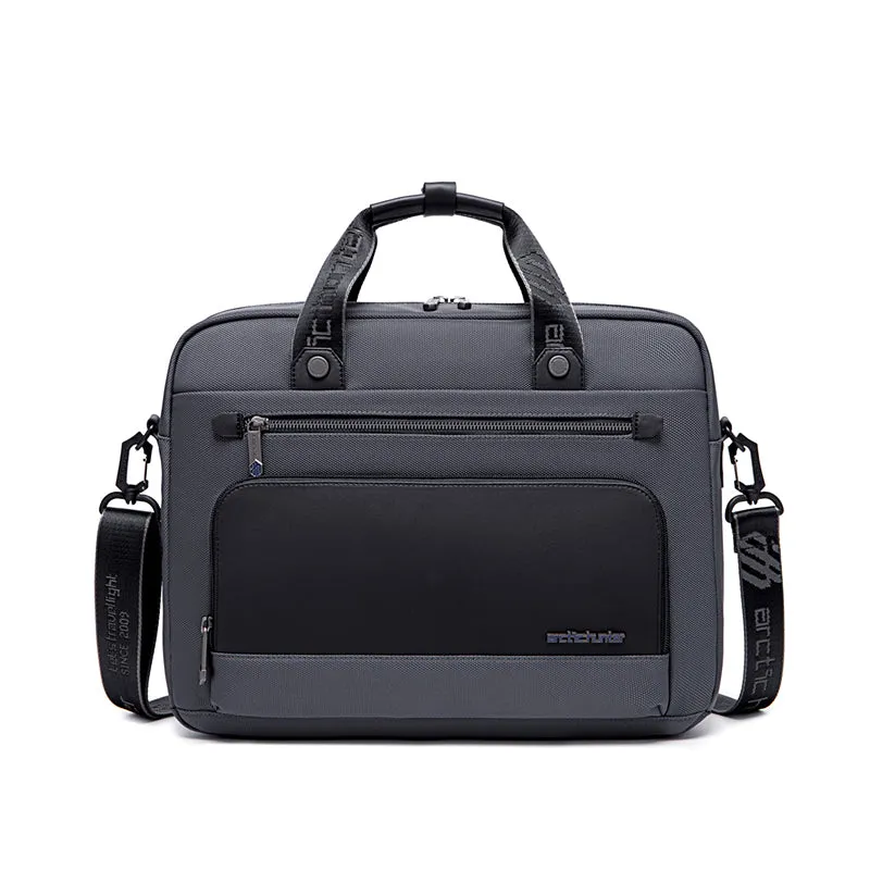 Arctic Hunter Office Laptop Bag Water Resistant Anti-theft Messenger Bag 15.6 inch with 4 Zipper Pockets and adjustable shoulder strap Sling Bag for Men and Women, GW00017