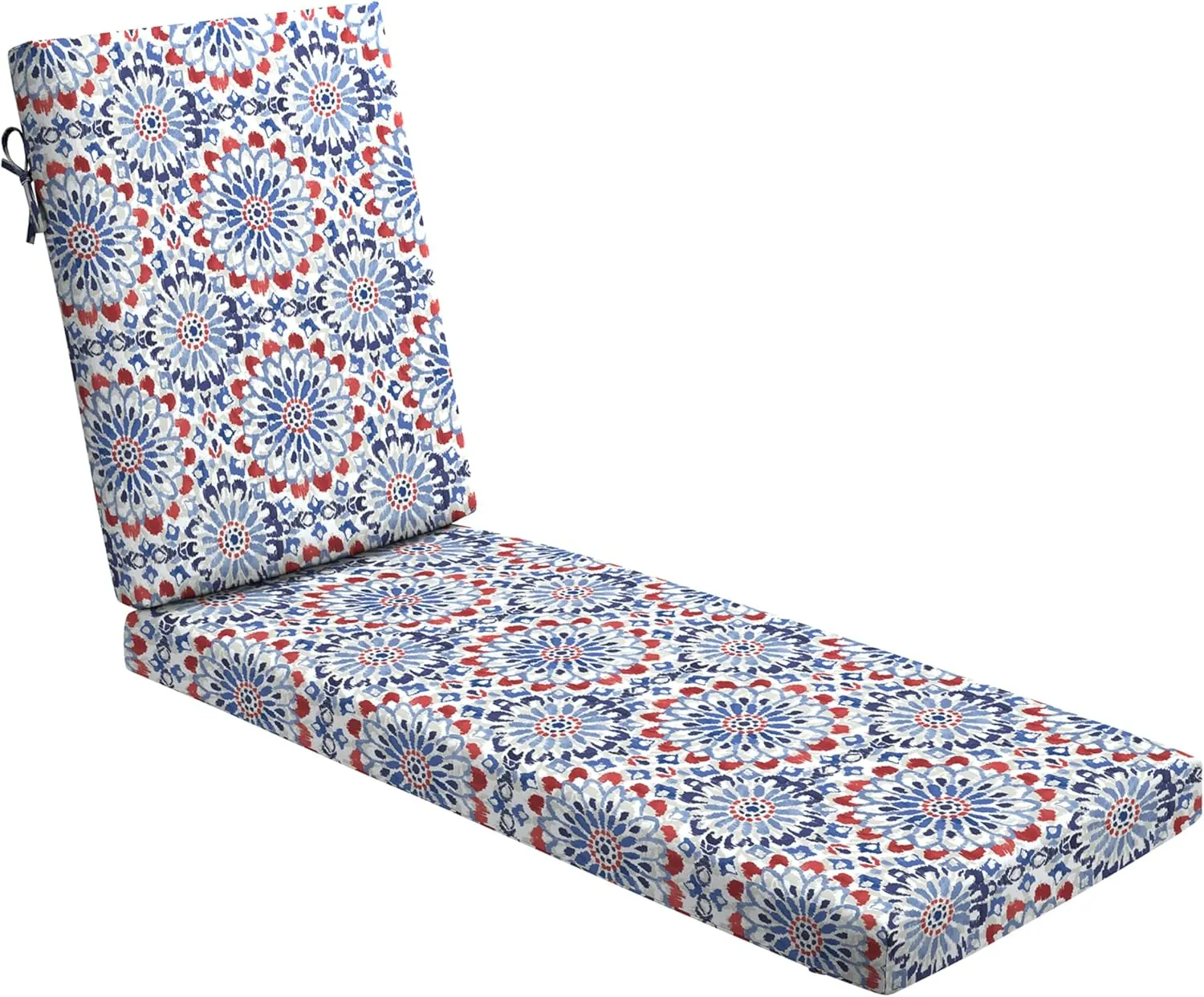 Arden Foam Outdoor Chaise Lounge Cushion, 21 x 72, Made with ProFoam, Rain-Proof, Fade Resistant, Clark Blue