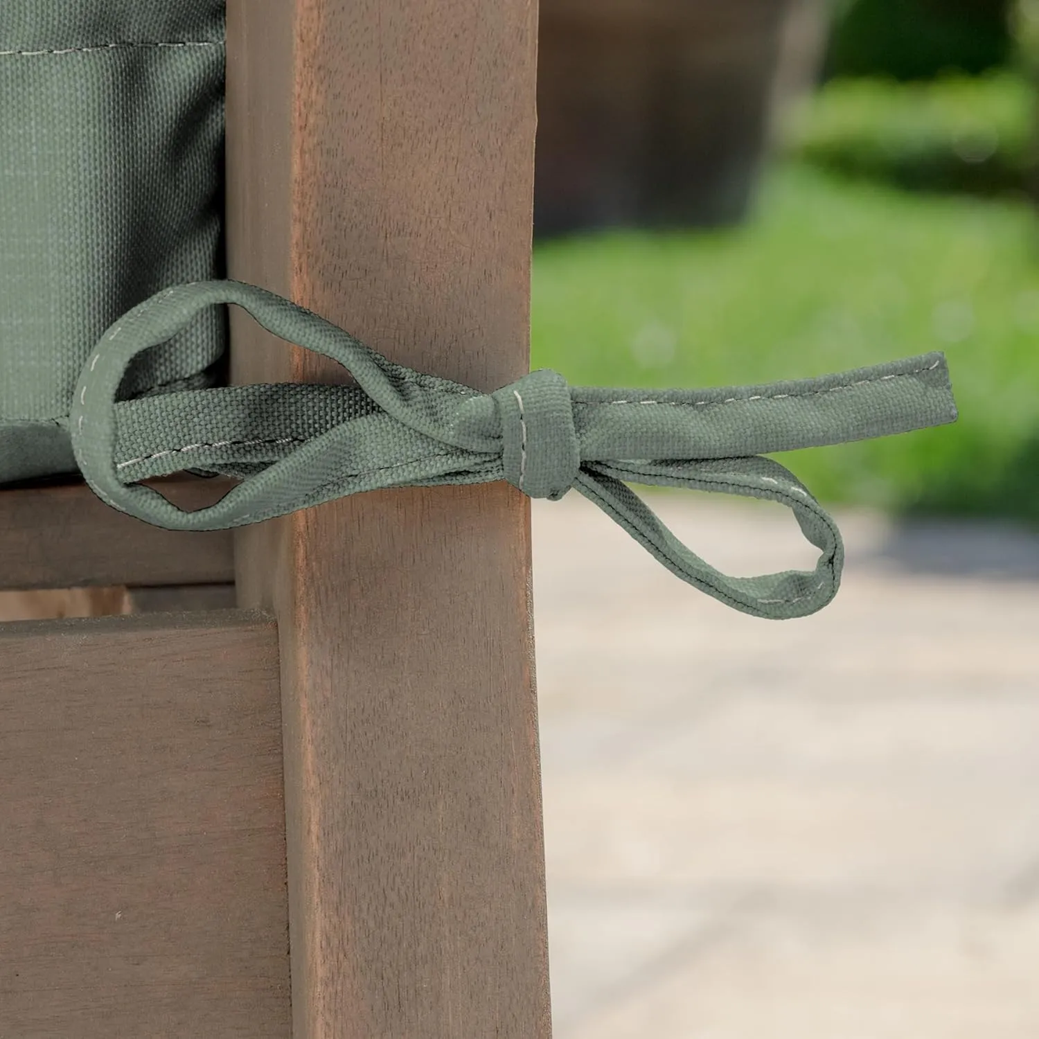 Arden Foam Outdoor Dining Seat Cushion, 19 x 19, Made with ProFoam, Rain-Proof, Fade Resistant, Sage Green Texture