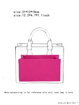 BagForLove - Felt Purse Insert: Tote Bag Organizer with Multifunctional Pocket Design