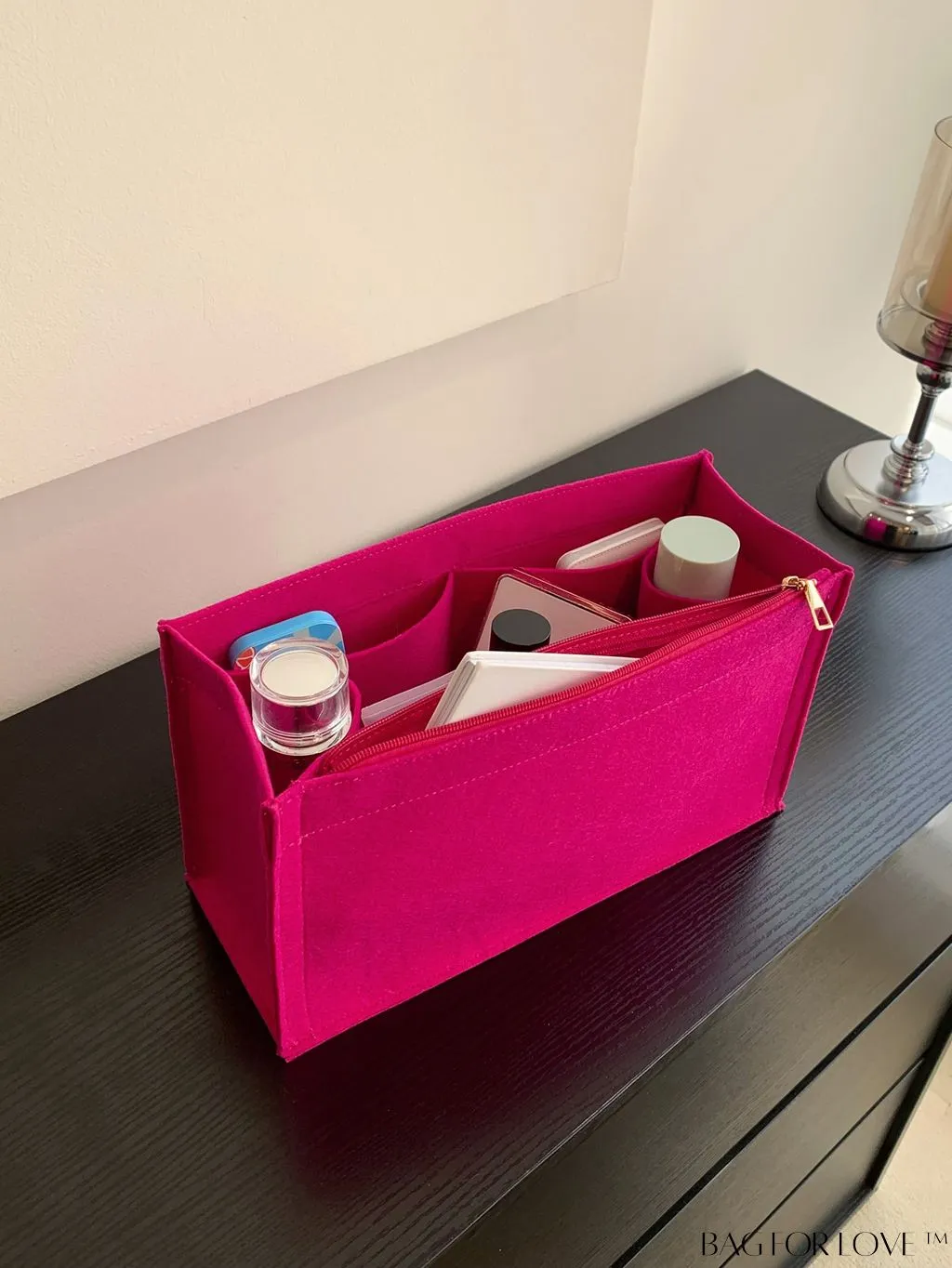 BagForLove - Felt Purse Insert: Tote Bag Organizer with Multifunctional Pocket Design