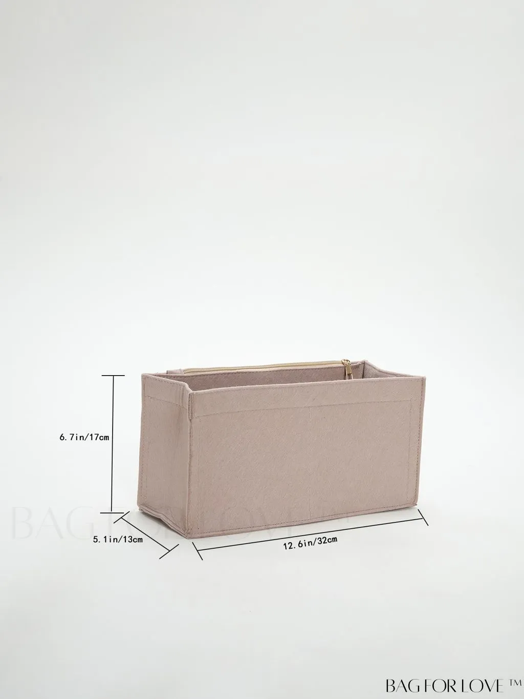 BagForLove - Felt Tote Bag: Multi-pocketed Design with Inner Compartment